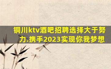 蚌埠KTV招聘